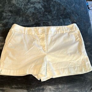 Loft white riviera shorts
